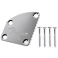 thumbnail image 3 of Placa de guitarra eléctrica con 4 tornillos junta trasera para cuello piezas de repuesto para bajo, 3 of 7