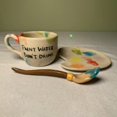 thumbnail image 4 of Hbdhejl Ceramic Coffee Mug With Painting – Design For Home Unique Hand Painted Look Durable Porcelain Perfect For Art Lovers, 4 of 5