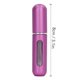 thumbnail image 5 of 5PCS Portable Perfume Atomizer Bottle Pressed Spray Bottle Aluminum Bottle for Outdoor Travel 5ml Purple, 5 of 5