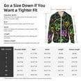 thumbnail image 5 of Uemuo Mardi Gras6 Pattern Women's Full Zip UPF 50+ Sun Protection Hoodie Jacket Long Sleeve Sun Shirt Hiking Outdoor Performance with Pockets-, 5 of 9
