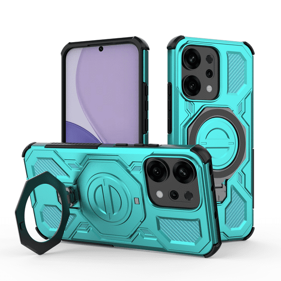 Funda GANGXUN para OPPO Reno 14 Pro 5G , magnética, ligera, soporte 360°, antigolpes