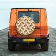 thumbnail image 6 of Sikiie Hot Dog 7 PVC Leather Spare Tire Wheel Cover Spare Tire Cover, for Car Truck SUV Camper Trailer Universal Fit(14-17in)-17 inch, 6 of 6