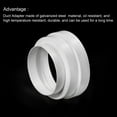 thumbnail image 4 of Unique Bargains Duct Inline Reducer 4.72 - 6.3' Plastic Duct Adapter Increaser Connector for Kitchen Ventilation Systems 2 Pack, 4 of 5