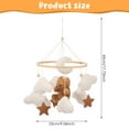 thumbnail image 2 of Baby Crib Mobile Soft Plush and Wood Nursery Mobile Cute Baby Bed Bell Charming Nursery Decor for Infant Newborn Boy Girl, 2 of 10