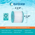 thumbnail image 3 of Hurricane 4 Pack HF4313-02 Advanced Pool and Spa Filter Cartridge Replacement, 3 of 12