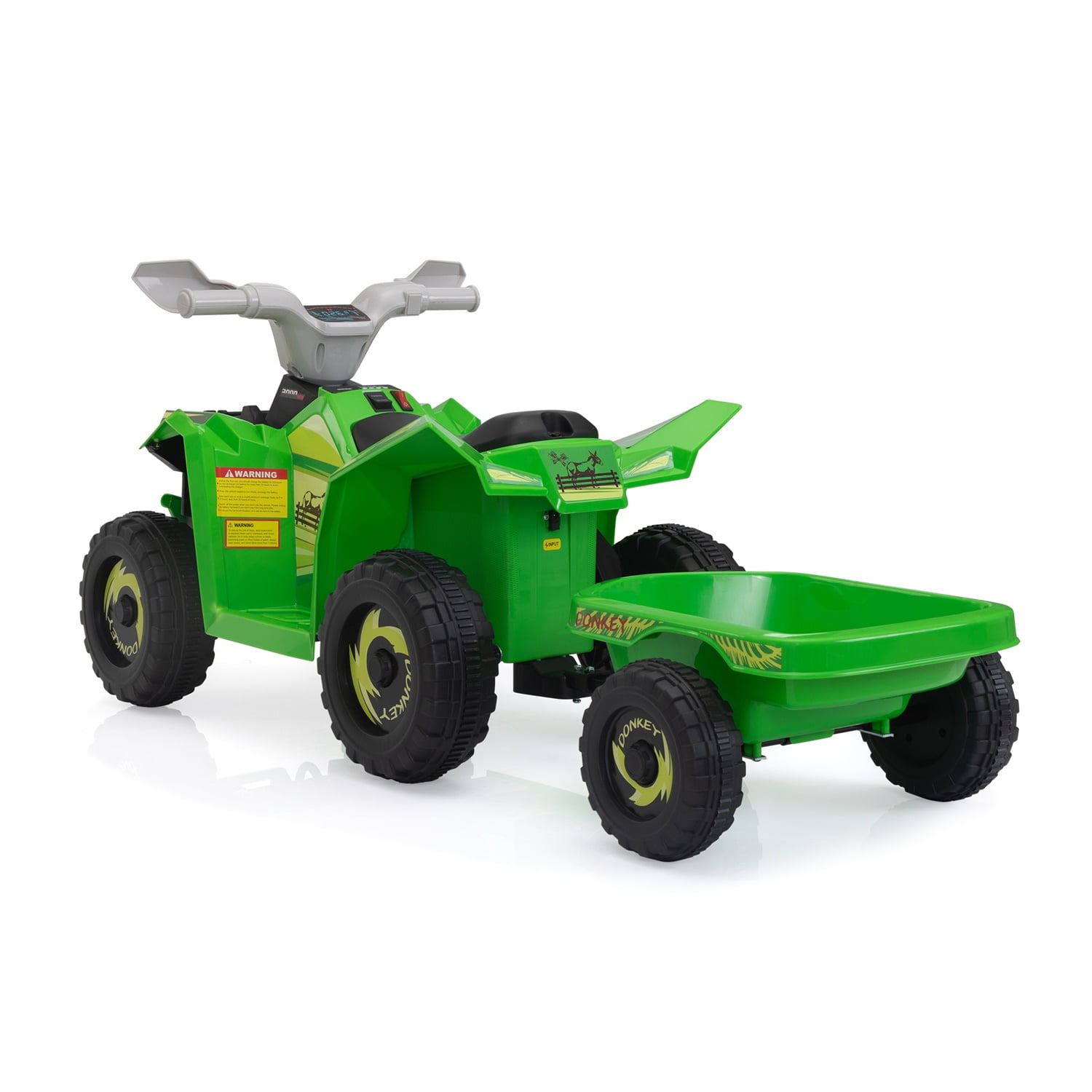 CIPACHO 6V Kids Ride-on ATV, 4 Wheels Battery-Powered Ride-On Toy for Children, Green CIPACHO 6V Kids Ride-on ATV, 4 Wheels Battery-Powered Ride-On Toy for Children, Green