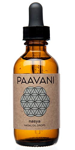 PAAVANI Ayurveda Nasya Oil - Made in USA - 100% Organic - Ayurvedic Nasal Cleaner & Moisturizer Drops for Sinus Relief (2 oz)