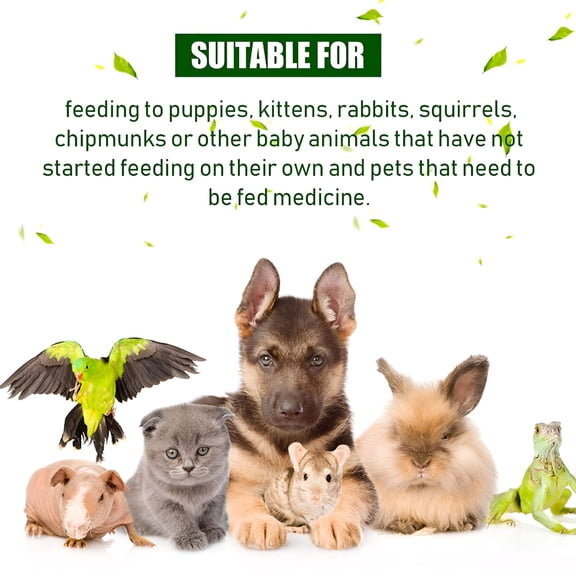 TELOLY Cat Pill Shooter Dog Pill Dispenser Pet Piller Popper Pill Gun Pet Tablet Syringe Pusher Soft Tip Pet Medicine Feeder Pill Giver Medical Feeding for Small Animals