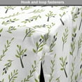 thumbnail image 4 of Botany Dog Crate Cover, Simplistic Continuous Olive Branch Pattern, Easy to Use Pet Kennel Cover Small Dogs Puppies Kittens, 7 Sizes, White Pastel Green, by Ambesonne, 4 of 6
