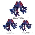 thumbnail image 2 of Minibee 3D Printed Magnetic Frog, Realistic Movable Frog Magnet Toy, Articulated 3D Magnetic Frog Model, Cute Jumping Magnetic Frog Decoration for Fridge, Locker, Car, and Metal Surfaces, 2 of 9