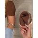 thumbnail image 1 of Knitted Flats, Soft Bottom, Slip-on Loafers, Breathable, Non-slip, Comfortable Footwear, 1 of 4