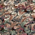 thumbnail image 4 of Ambesonne Floral Table Runner & Placemats, Flower Dream Scene Victorian, Placemat 4 pcs + Runner 16"x72", Ruby Laurel Green and Camel, 4 of 4