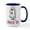 White/Navy Inside, variant on CafePress - Boo'd Up - 15 oz Ceramic Large White Novelty Mug