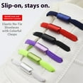 thumbnail image 2 of Elastic No Tie Shoelaces Semicircle Shoe Laces For Kids and Adult Sneakers Shoelace Quick Lazy Metal Lock Laces Shoe Strings, 2 of 6