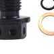 thumbnail image 3 of Tapón de drenaje de aceite magnético Perno de tapón de drenaje Compatible con repuestos para la mayoría de motocicletas Negro, 3 of 9
