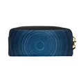 thumbnail image 2 of YFYANG Leather Portable Travel Small Makeup Bag, Multifunctional Storage Bag, Blue Dream Swirl Pattern Cosmetic Bag, 2 of 4
