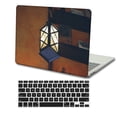 thumbnail image 1 of KSK KAISHEK Hard Shell Case Compatible with Old MacBook Air 13 inchs with No Touch No USB-C + Black Keyboard Cover Model: A1466 & A1369( Red series 0899), 1 of 5