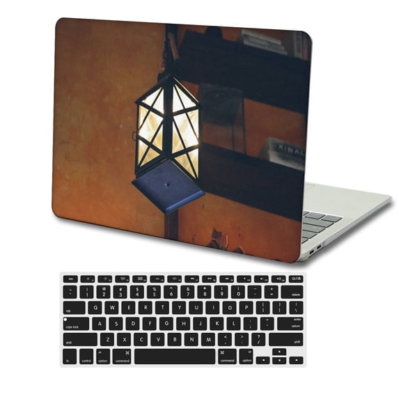KSK KAISHEK Hard Shell Case Compatible with Old MacBook Air 13 inchs with No Touch No USB-C + Black Keyboard Cover Model: A1466 & A1369( Red series 0899)