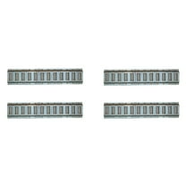 Set of (4) 2' E-Track for Enclosed Trailer Cargo Truck Van Hauler Box Truck