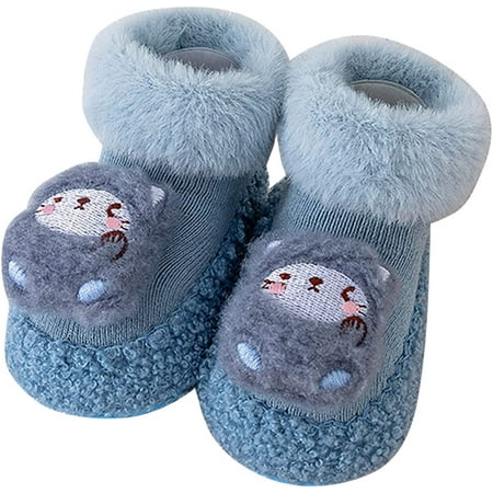 

QWZNDZGR Rainbow Stripe Moccasins Infant Baby Boy Girls Toddlers Moccasins Elastic Socks Shoes with Memory Insole