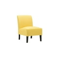 thumbnail image 2 of Topline Home Furnishings Yellow Slipper Accent Chair, 2 of 5