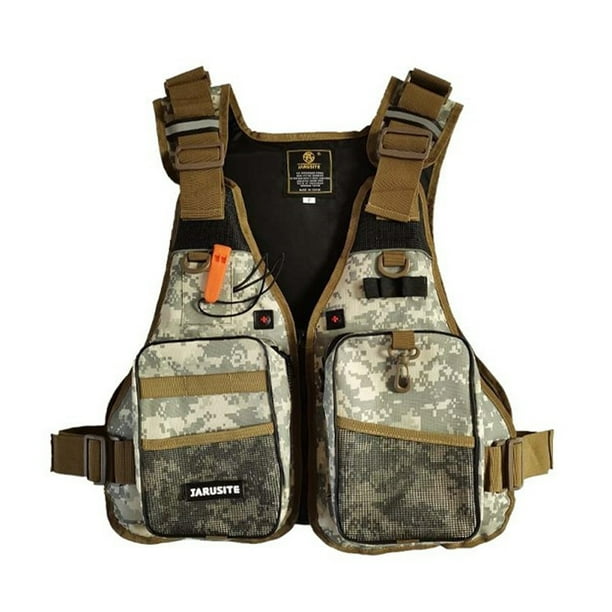 Outdoor Fishing Vests Breathable & Adjustable Floatage Jackets