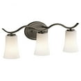 thumbnail image 7 of 3 Light Bath Vanity Approved For Damp Locations With Transitional Inspirations 23 Inches Wide-Olde Bronze Finish-Incandescent Lamping Type Kichler, 7 of 7