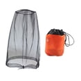 thumbnail image 2 of koolsoo Filet Facial en Maille avec Sac de Transport Filet de Protection de Tête pour Escalade Randonnée Pêche Noir G, 2 of 9