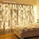 thumbnail image 4 of Cortina de luces USB para ventana con control remoto, 8 modos, guirnalda de luces de hadas para Navidad, bodas, fiestas, vacaciones, decoración de dormitorio, 4 of 5