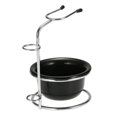 thumbnail image 2 of Juego de soporte y cuenco de afeitado, soporte para brochas de afeitar de acero inoxidable, cuenco para jabón de afeitar, taza para hombres, removedor de barba, 2 of 5