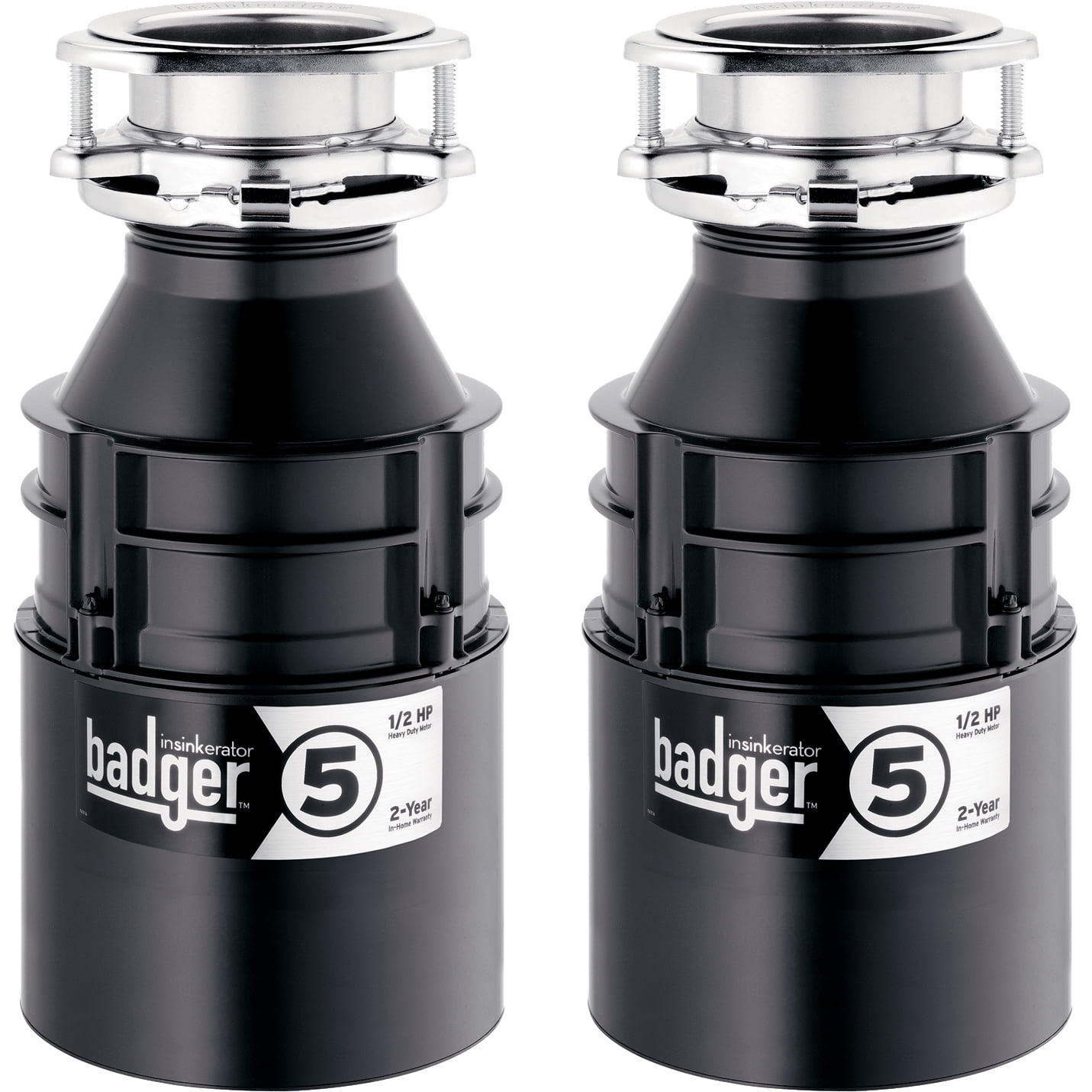 InSinkErator BADGER 5 Badger 5 Garbage Disposer, 2 pack