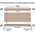 thumbnail image 7 of 3 Set RV Blinds Repair Kit for Camper Window, Pleated RV Shade Repair Kit, Camper Blinds String Maintain for Day Night Pleated Window Shade-Tan, 7 of 7