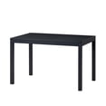 thumbnail image 2 of Gzxs 47 Inch Modern Dining Table for 4, Wood Rectangular Kitchen Dinner Table for Dining Room, Home Office Furniture, Black, 2 of 5