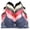 Assorted Color (6 Pack), variant on Angelina Wired A-Cup Bras with Mesh Diamond Print Design (6-Pack)