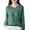 Blackish Green, variant on Women's V-Neck Hooded Knit Sweater, Soft Ribbed Pullover with Cozy Fleece Lining, Winter Warm Layering Piece for Casual Daily Wear, Comfortable Streetwear and Cold Weather Protection Khaki XXL