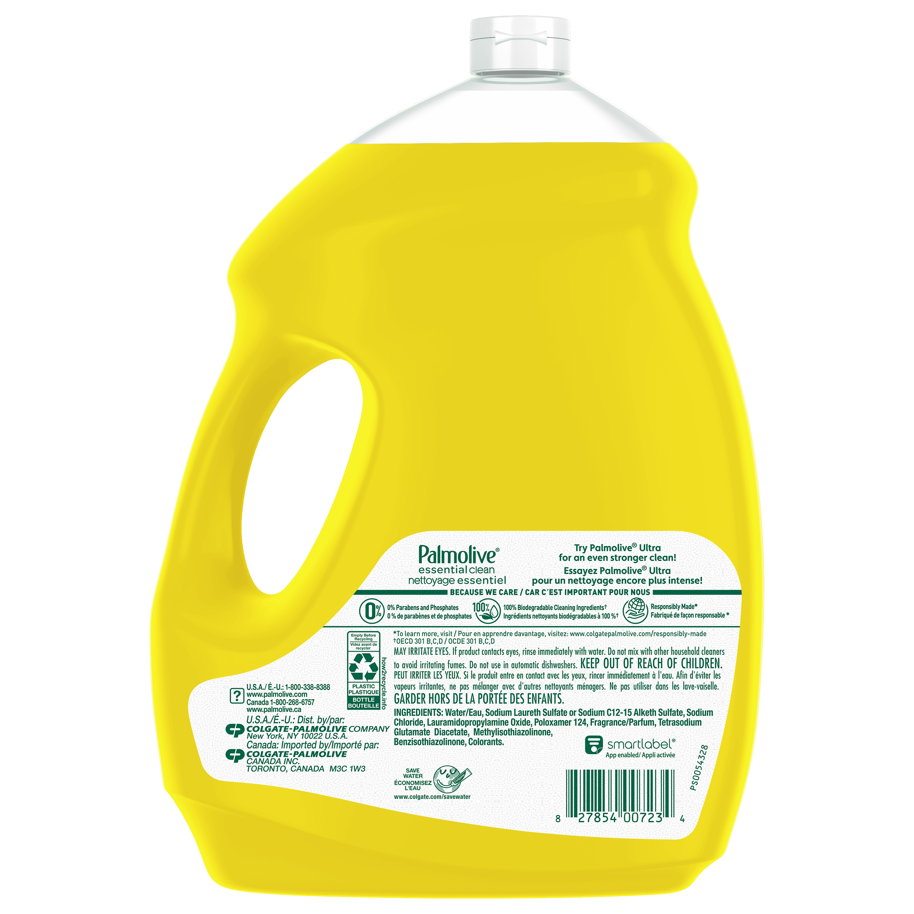 Palmolive Essential Clean Liquid Dish Soap, Lemon Citrus Zest Scent - 145 Fluid Ounce