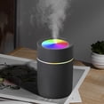 thumbnail image 5 of Oggfader Humidifiers for Home USB Humidifier With Colorful Large Capacity 350ML Quiet Cool Mist Humidifier For Car And Office Plants Easy To Clean Gray, 5 of 7