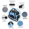 thumbnail image 3 of Cat Carrier Airline Approved Pet Carrier,Soft-Sided Pet Travel Carrier for Cats Dogs Puppy Comfort Portable Foldable Pet Bag,Airline Approved, 3 of 7
