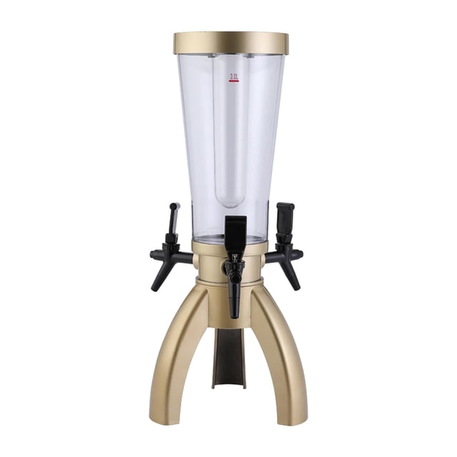 Dispensador de cerveza duradero de 3 litros con tubo de congelación, fácil de dispensar para cócteles. champán