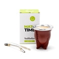 thumbnail image 1 of BALIBETOV - Calabaza Yerba Mate hecha a mano con foco (paja Yerba Mate) (caf&eacute; 01), 1 of 7