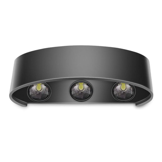 Aplique De Aluminio Scone Al Aire Libre Lámpara De Pared Led Jardín Pasillo Balcón Up Down Light Vogacara HA024996-01