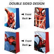 Marvel Superhero Spider-Man Gift Bag, Birthday Party Ornament Gift Bag, Candy Bag