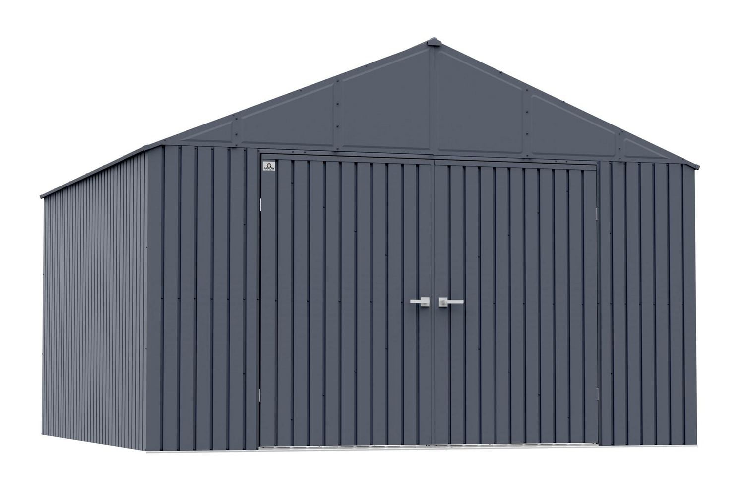 Arrow Elite 12 x 12 x 8 ft Anthracite Steel Storage Shed