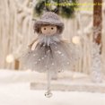 thumbnail image 3 of Muñeco de ángel rosa lindo, regalo de Año Nuevo 2023, adorno para árbol de Navidad, decoración navideña para el hogar, niños, decoración de Navidad 2022, 3 of 5