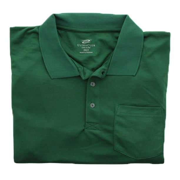 Ultra Club Men's Big and Tall CoolnDry Lightweight Golf Polo Shirt XLT 2XLT