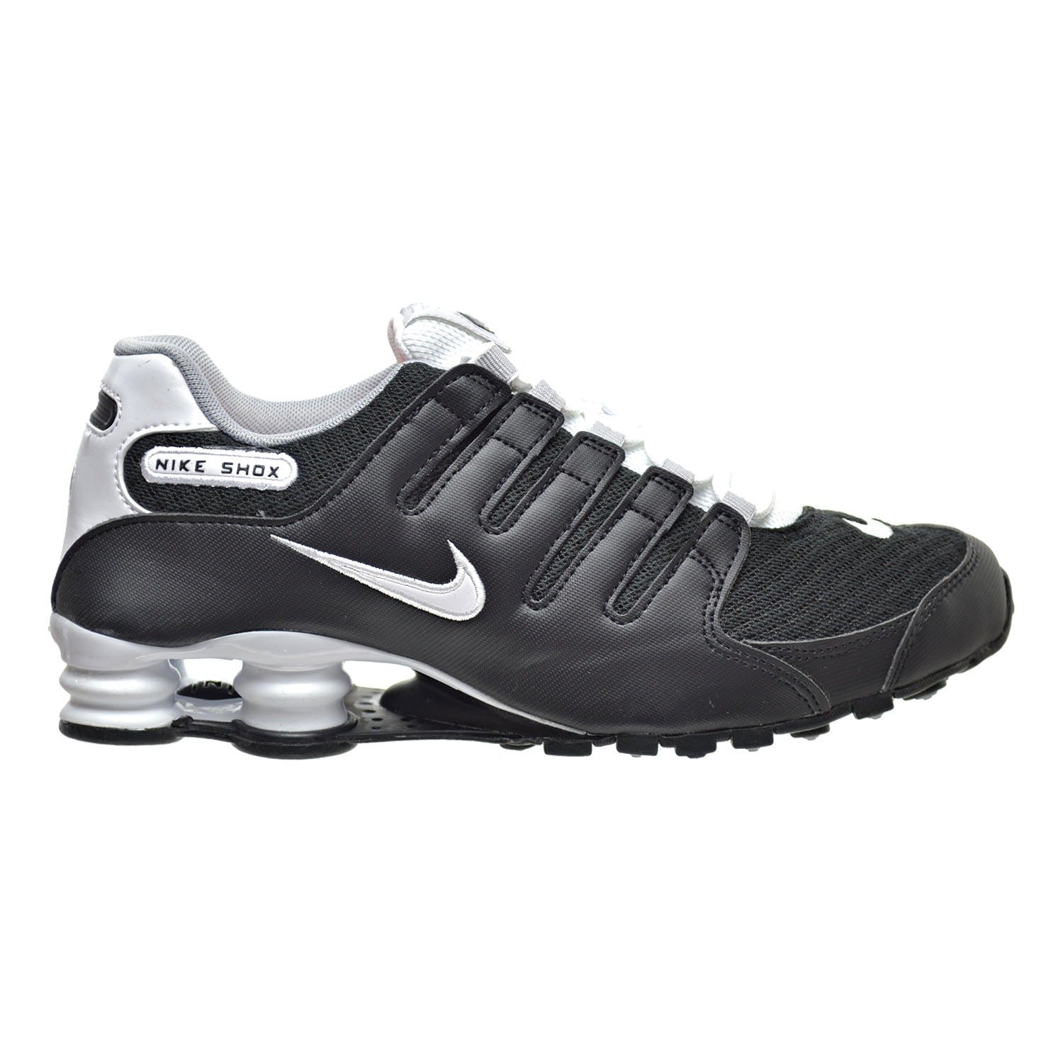 Nike Shox NZ Men's Shoes Black/White/Wolf Grey (8 D(M) US) - Walmart.com