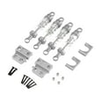 thumbnail image 4 of MERIGLARE 1/12 RC Car Shock Absorber Set Shock Holder Metal Replacement Repair Upgraded Kits for MN82 82S 82Pro Hobby Car DIY Modified Silver, 4 of 8
