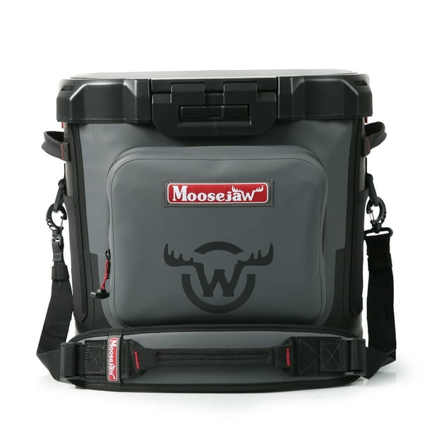 Moosejaw 36 Can Chilladilla Leak Proof SoftSided Cooler, Gray