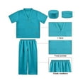 thumbnail image 3 of Style-Carry Doctor Role Play for Kids come with scrubs pants and accessories, suitable for boys and girls aged 3 4 5 years old, 3 of 6