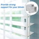 thumbnail image 4 of 6 Pcs Blinds Bracket End Covers Mounting Hardware Kit for Window Blinds Installation, 4 of 5